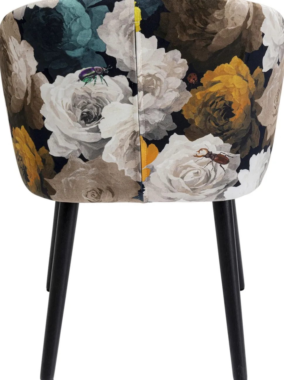 KARE Design Eetkamerstoel Peony Flower Geel Online