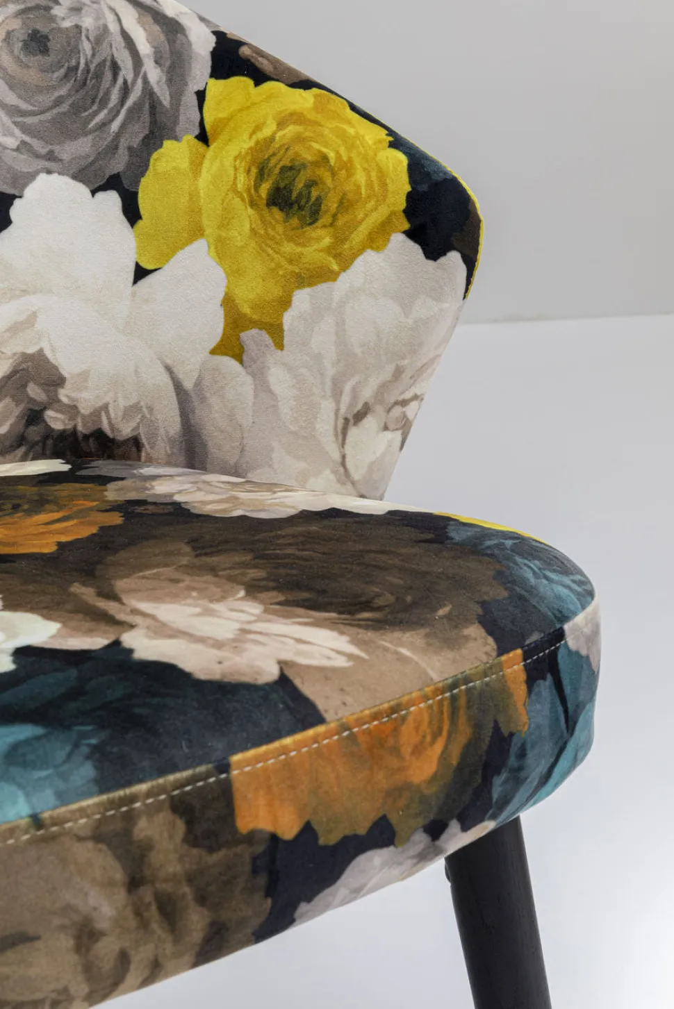 KARE Design Eetkamerstoel Peony Flower Geel Online