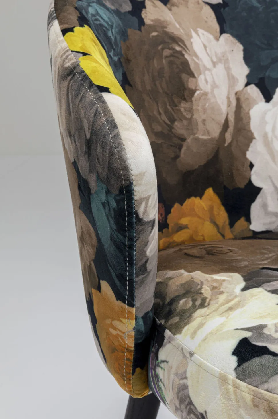 KARE Design Eetkamerstoel Peony Flower Geel Online