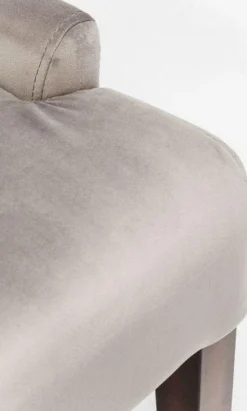 KARE Design Eetkamerstoel Prince Fluweel Grijs Flash Sale