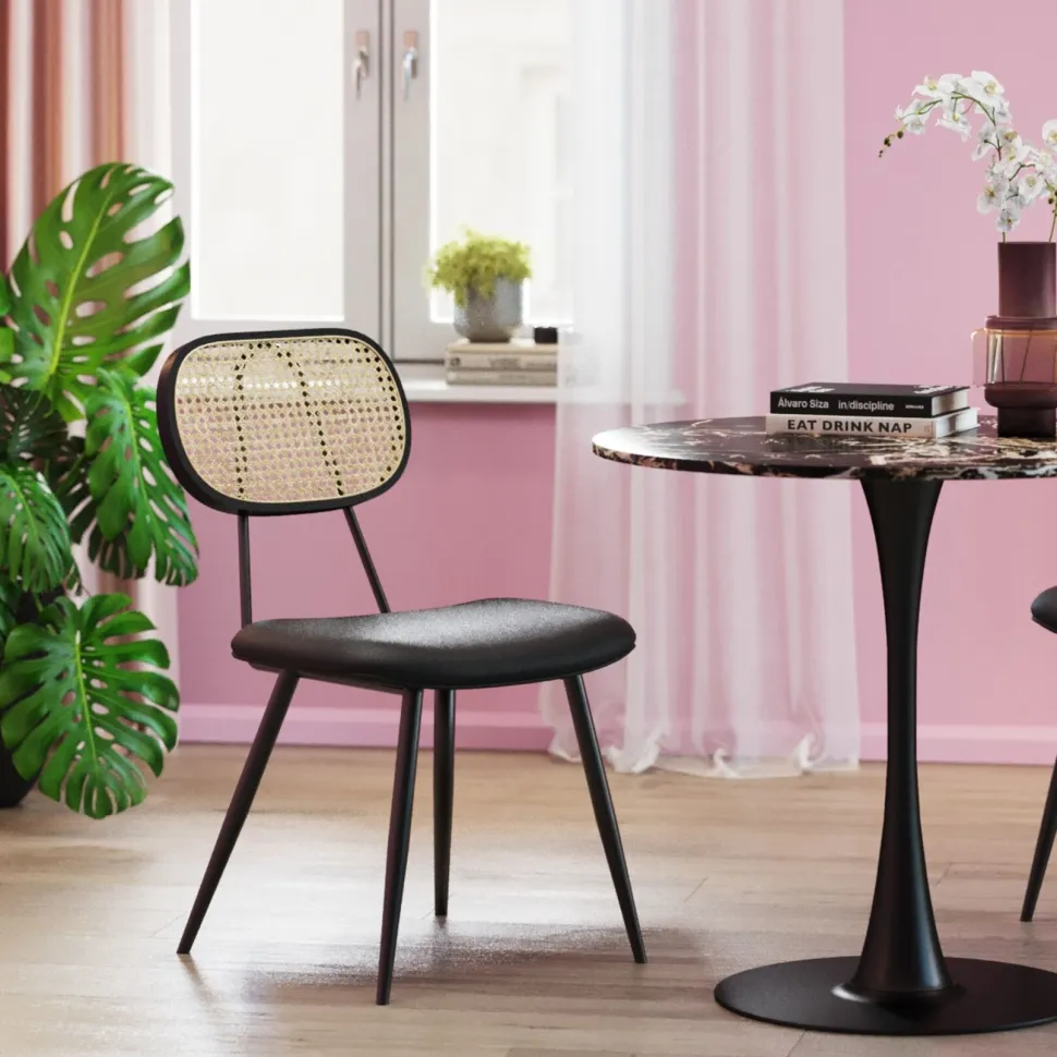 KARE Design Eetkamerstoel Rosali Black Cheap