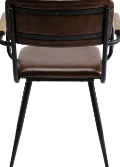KARE Design Eetkamerstoel Salsa Leather Brown Discount