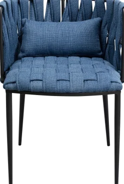 KARE Design Eetkamerstoel Saluti Blue Fashion