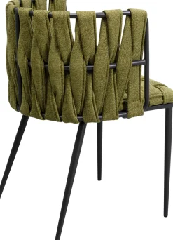 KARE Design Eetkamerstoel Saluti Dark Green Best
