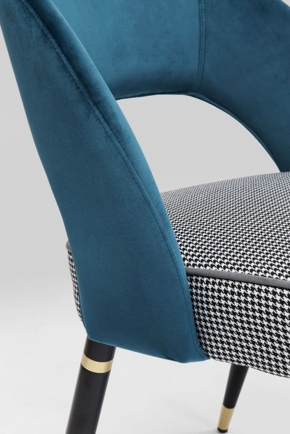 KARE Design Eetkamerstoel Samantha Petrol New