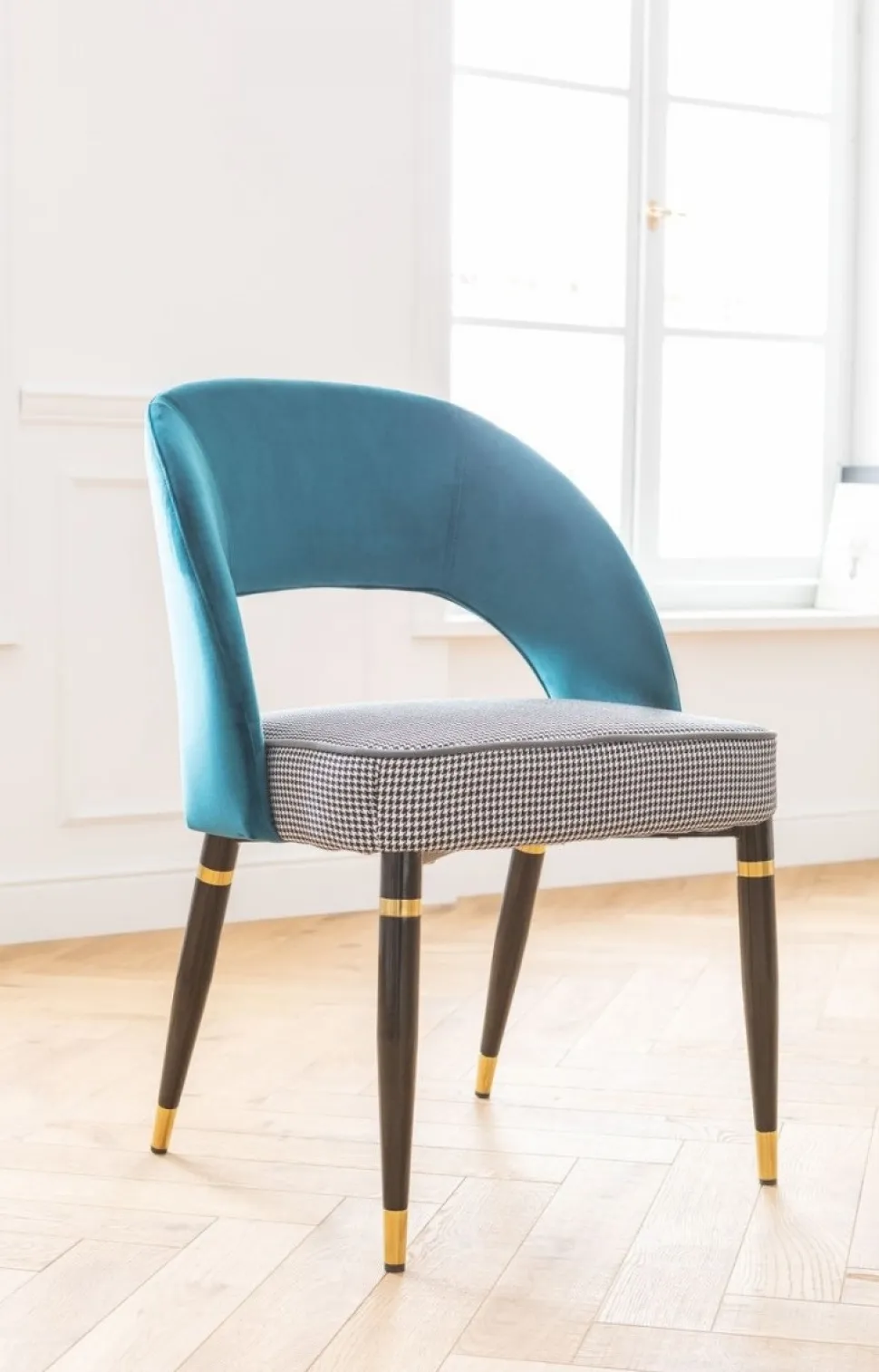 KARE Design Eetkamerstoel Samantha Petrol New