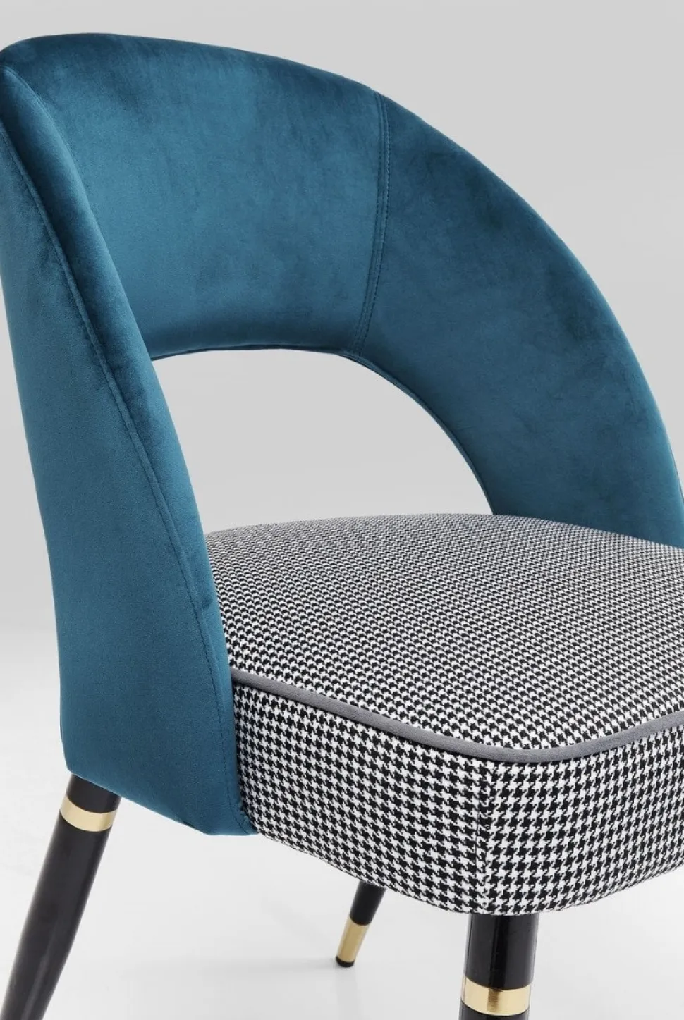 KARE Design Eetkamerstoel Samantha Petrol New