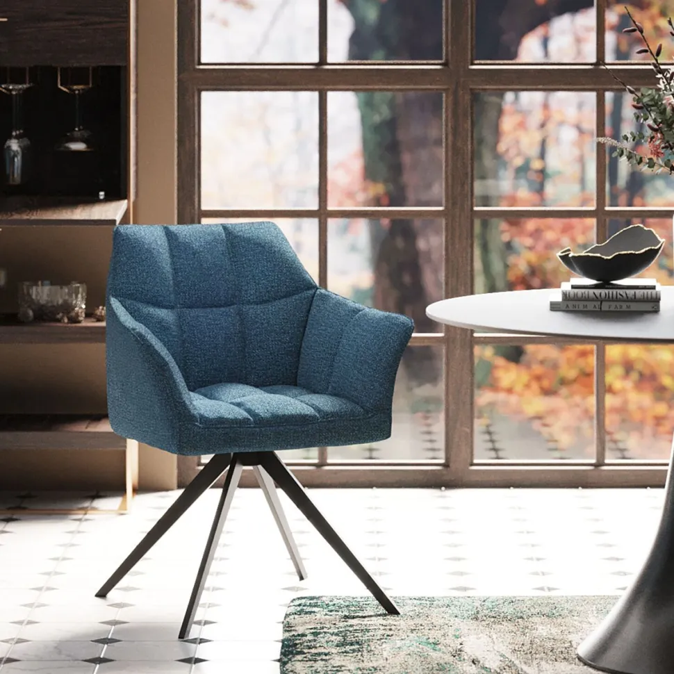 KARE Design Eetkamerstoel Thinktank Blue Hot