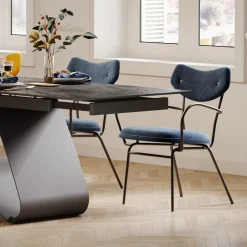 KARE Design Eetkamerstoel Viola Blue Cheap