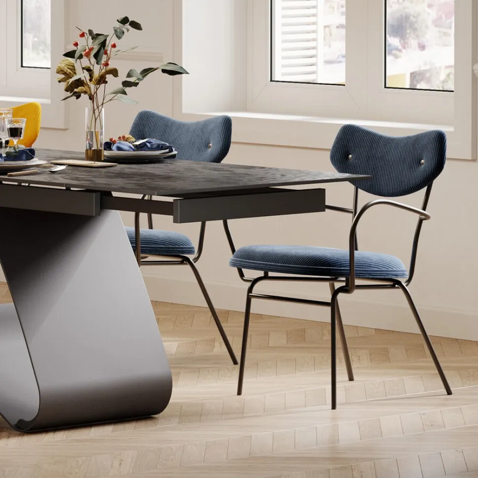 KARE Design Eetkamerstoel Viola Blue Cheap
