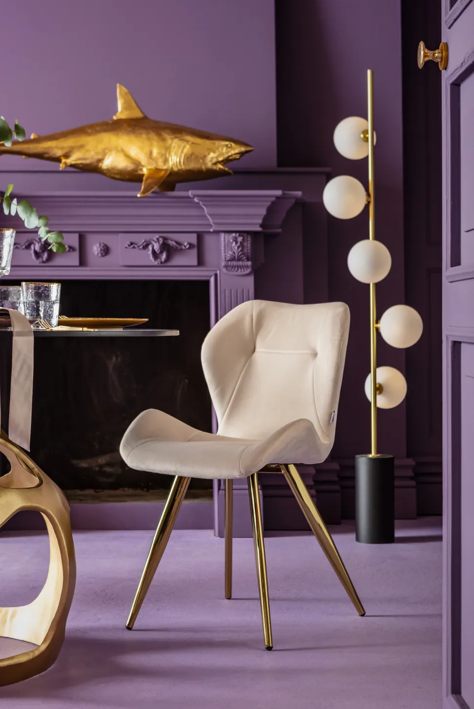 KARE Design Eetkamerstoel Viva Creme Cheap