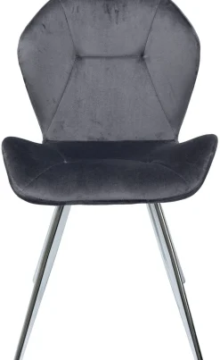 KARE Design Eetkamerstoel Viva Grijs Chroom Clearance