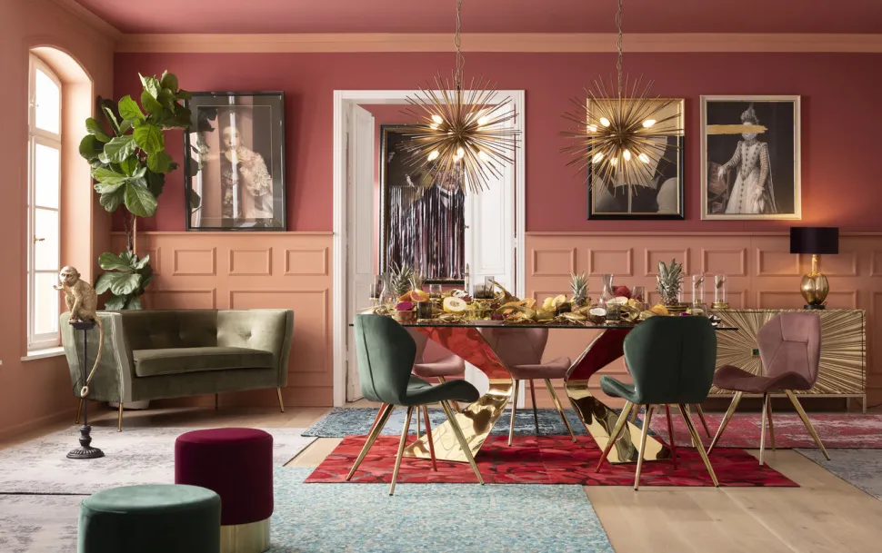 KARE Design Eetkamerstoel Viva Groen Outlet