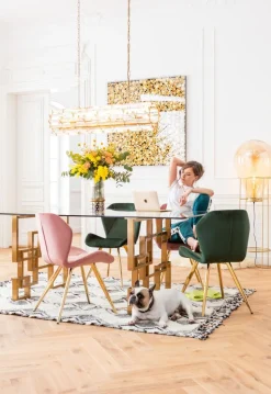 KARE Design Eetkamerstoel Viva Groen Outlet