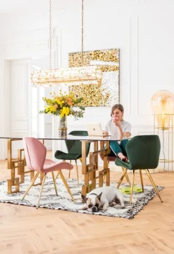 KARE Design Eetkamerstoel Viva Roze Outlet