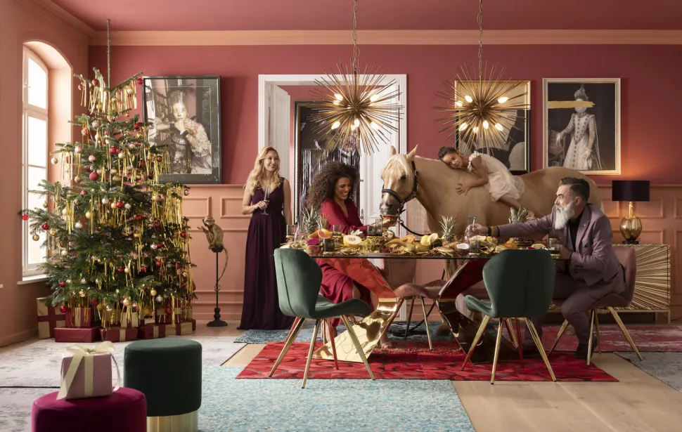 KARE Design Eetkamerstoel Viva Roze Outlet