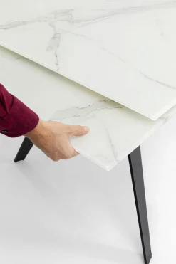 KARE Design Eettafel Amsterdam Marmer 160(+40+40)x90 Online