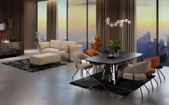 KARE Design Eettafel Caldera 220x110cm Cheap
