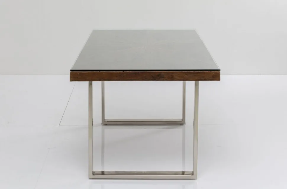 KARE Design Eettafel Conley Chroom 180x90cm Discount