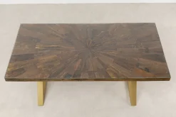 KARE Design Eettafel Conley Cross Brass 180x90cm Best