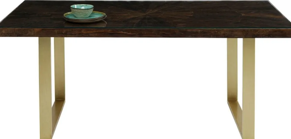 KARE Design Eettafel Conley Messing 180x90cm Sale
