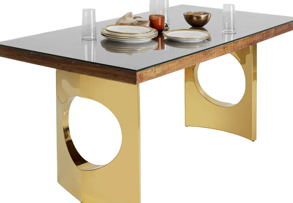 KARE Design Eettafel Conley Oho Gold 180x90cm Cheap