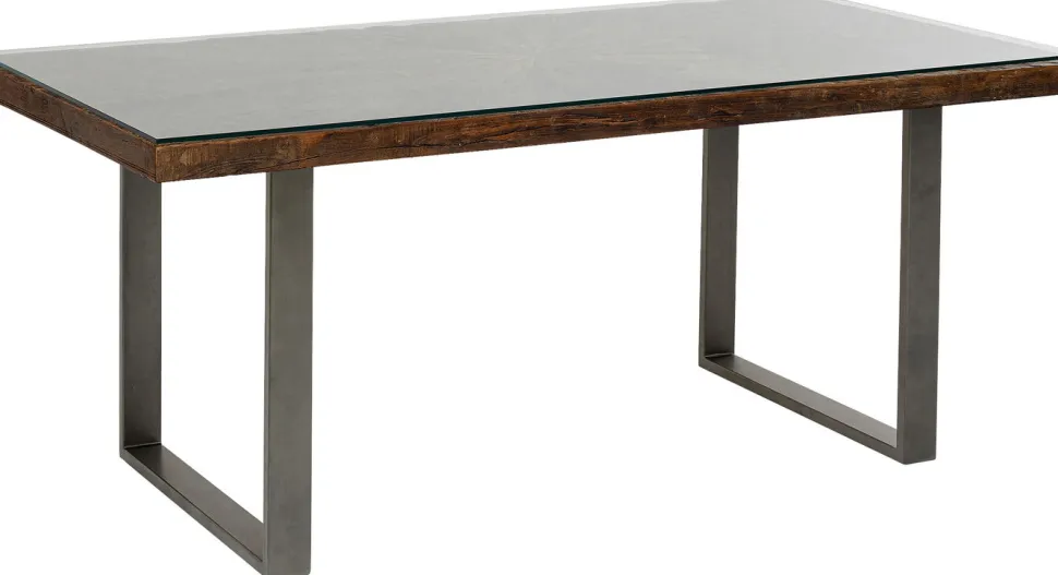 KARE Design Eettafel Conley Ruwstaal 180x90cm New