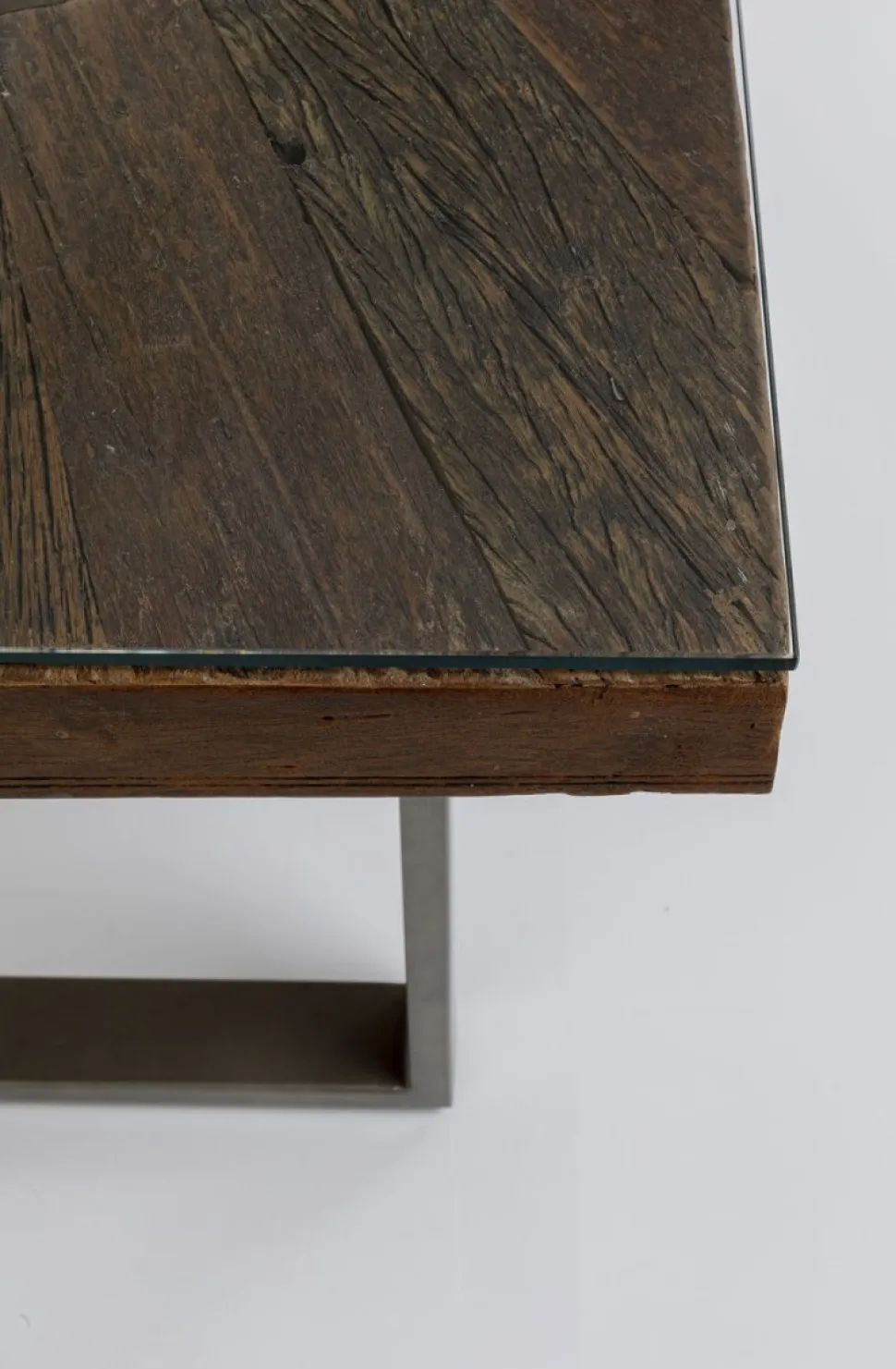 KARE Design Eettafel Conley Ruwstaal 180x90cm New