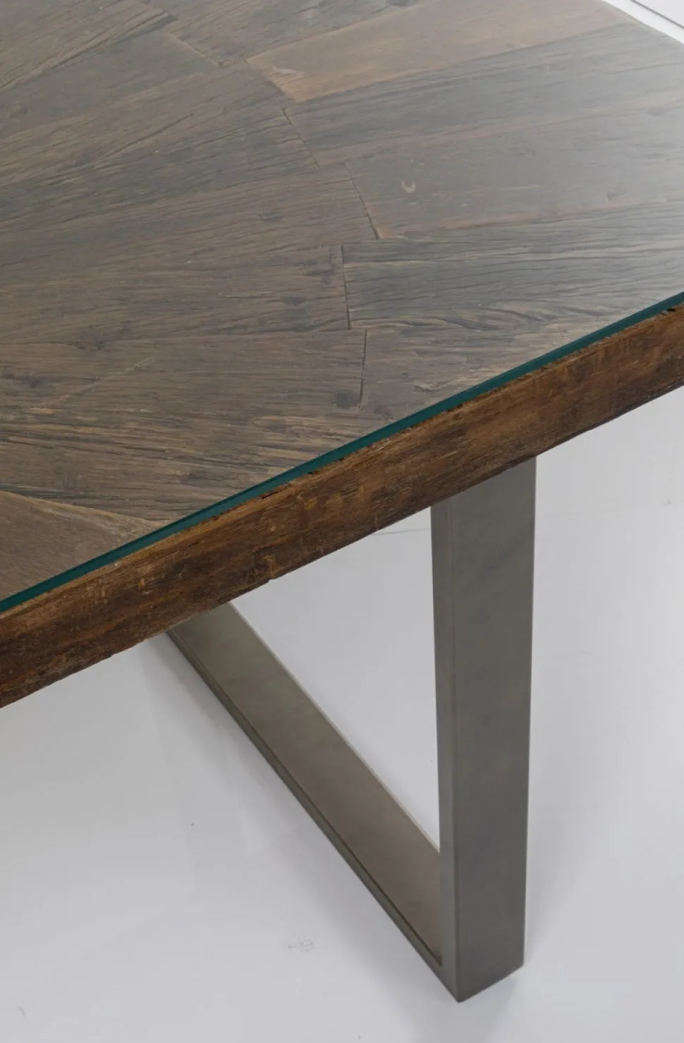 KARE Design Eettafel Conley Ruwstaal 180x90cm New