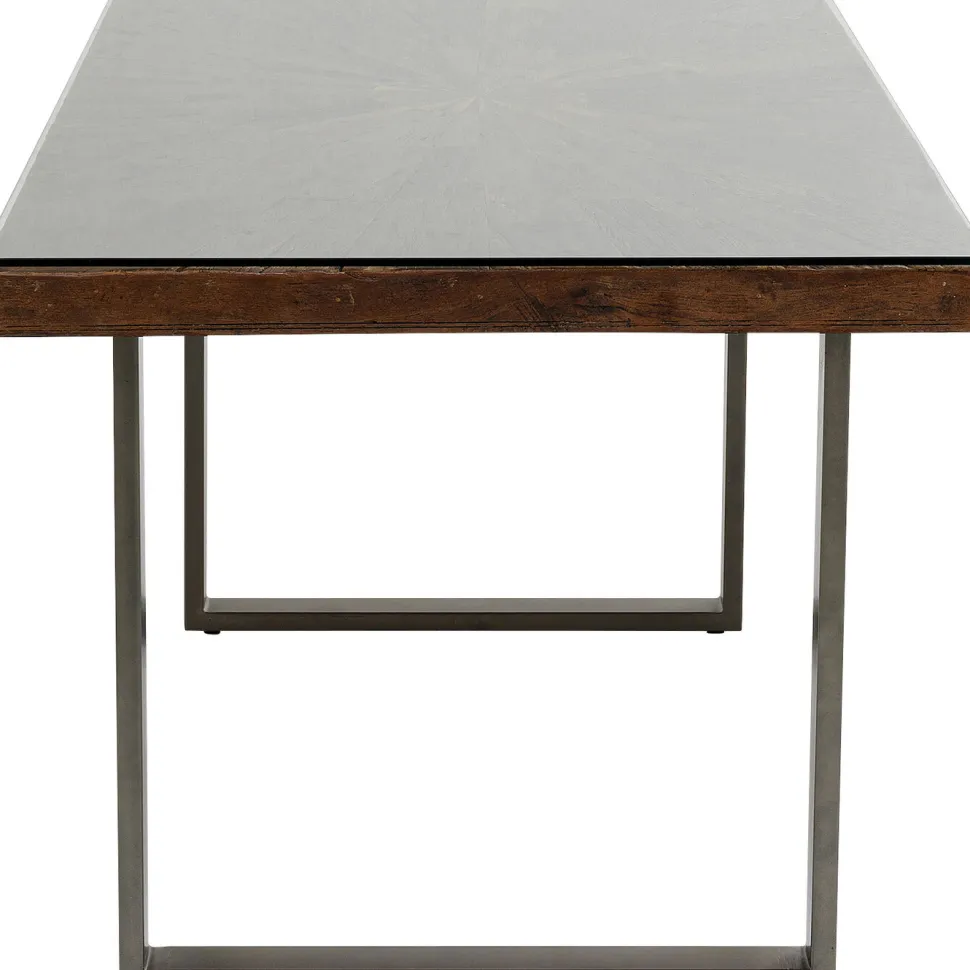 KARE Design Eettafel Conley Ruwstaal 180x90cm New