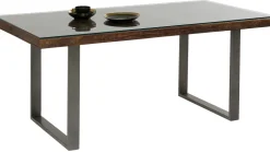 KARE Design Eettafel Conley Ruwstaal 180x90cm New