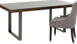 KARE Design Eettafel Conley Ruwstaal 180x90cm New