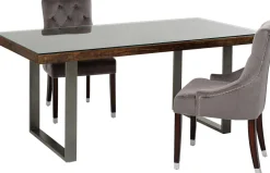 KARE Design Eettafel Conley Ruwstaal 180x90cm New