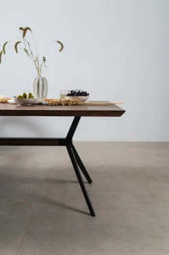KARE Design Eettafel Downtown Walnoot 220x100cm Shop
