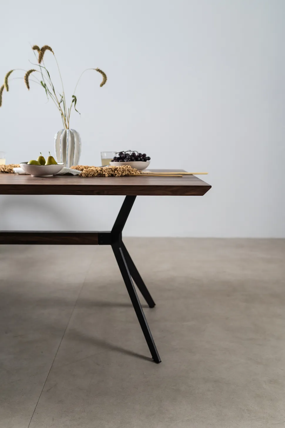 KARE Design Eettafel Downtown Walnoot 220x100cm Shop