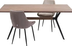 KARE Design Eettafel Downtown Walnoot 220x100cm Shop