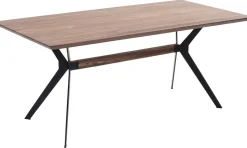 KARE Design Eettafel Downtown Walnoot 180x90cm Online