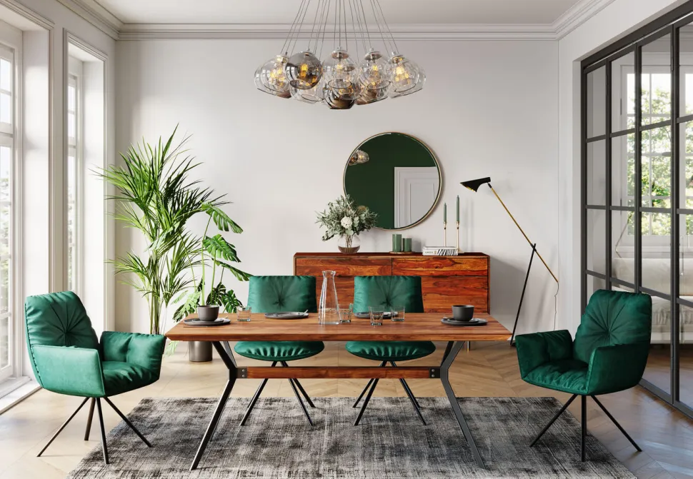 KARE Design Eettafel Downtown Walnoot 180x90cm Online