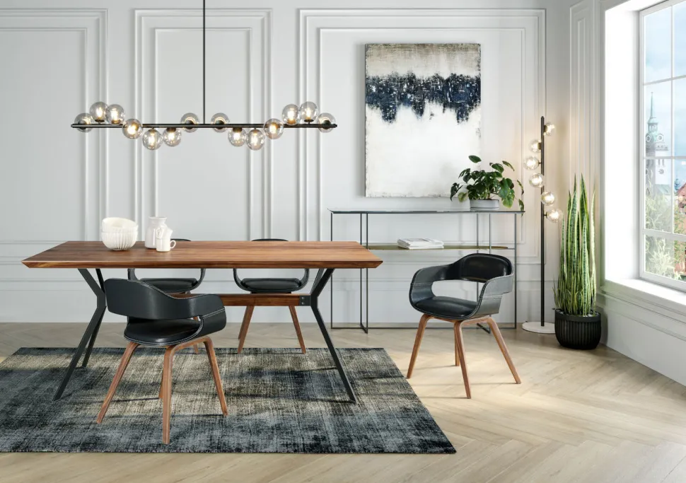 KARE Design Eettafel Downtown Walnoot 180x90cm Online