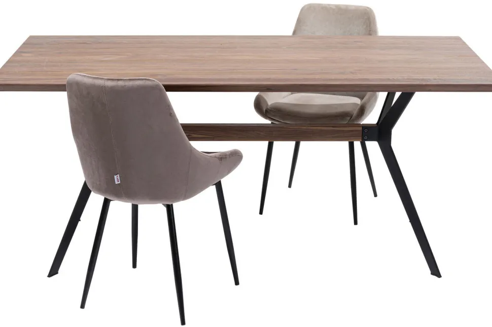 KARE Design Eettafel Downtown Walnoot 180x90cm Online