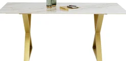 KARE Design Eettafel Eternity Cross Brass 180x90cm Flash Sale