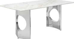 KARE Design Eettafel Eternity Oho Chroom 180x90cm Best