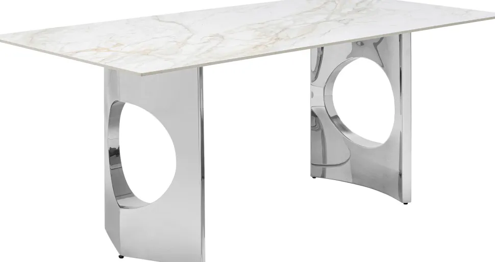 KARE Design Eettafel Eternity Oho Chroom 180x90cm Best