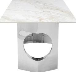 KARE Design Eettafel Eternity Oho Chroom 180x90cm Best