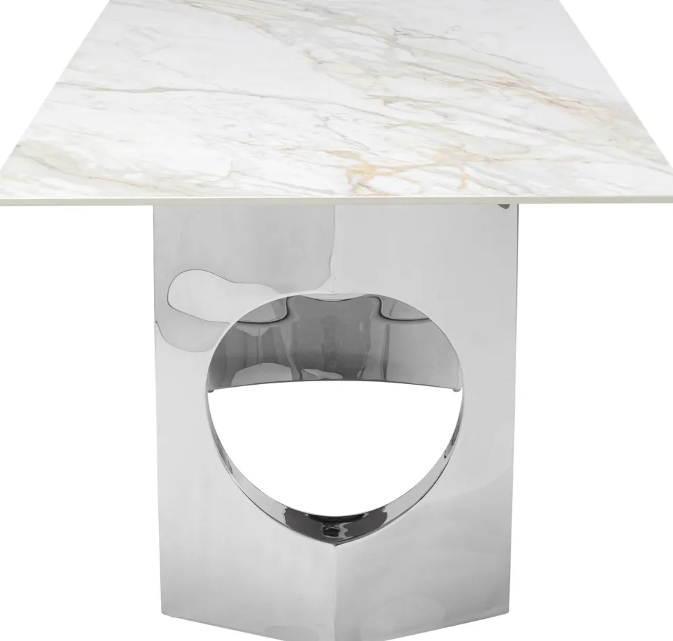 KARE Design Eettafel Eternity Oho Chroom 180x90cm Best