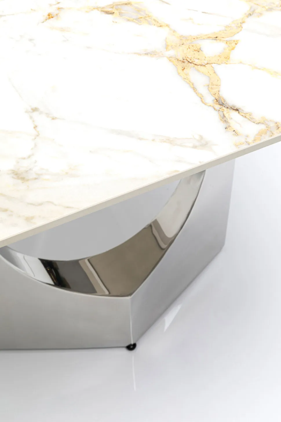 KARE Design Eettafel Eternity Oho Chroom 180x90cm Best