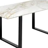 KARE Design Eettafel Eternity Zwart 180x90cm Outlet