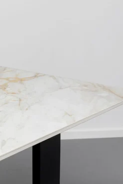 KARE Design Eettafel Eternity Zwart 180x90cm Outlet