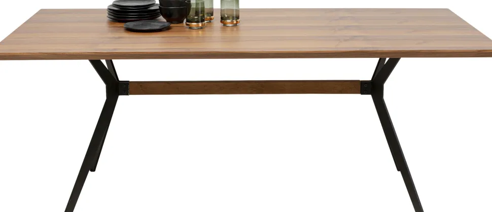 KARE Design Eettafel Georgetown Walnut 200x90cm Outlet