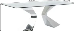 KARE Design Eettafel Gloria Chroom Outlet